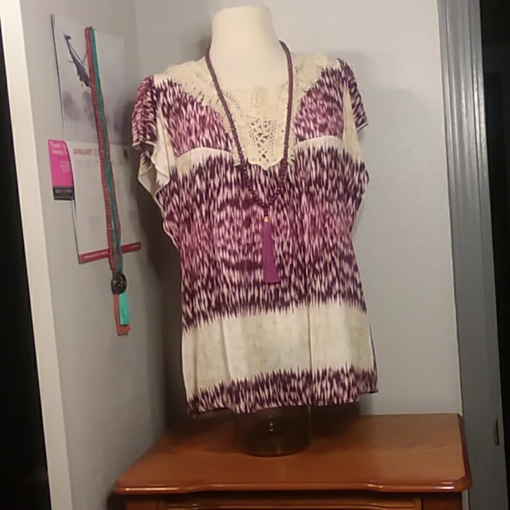 One World Flutter Sleeve Top